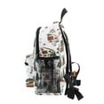 thumbnail image 4 of FORMRS School Backpack with Front Zippered Pocket 12" Student Travel Daypack, Brown Christmas House, 4 of 6
