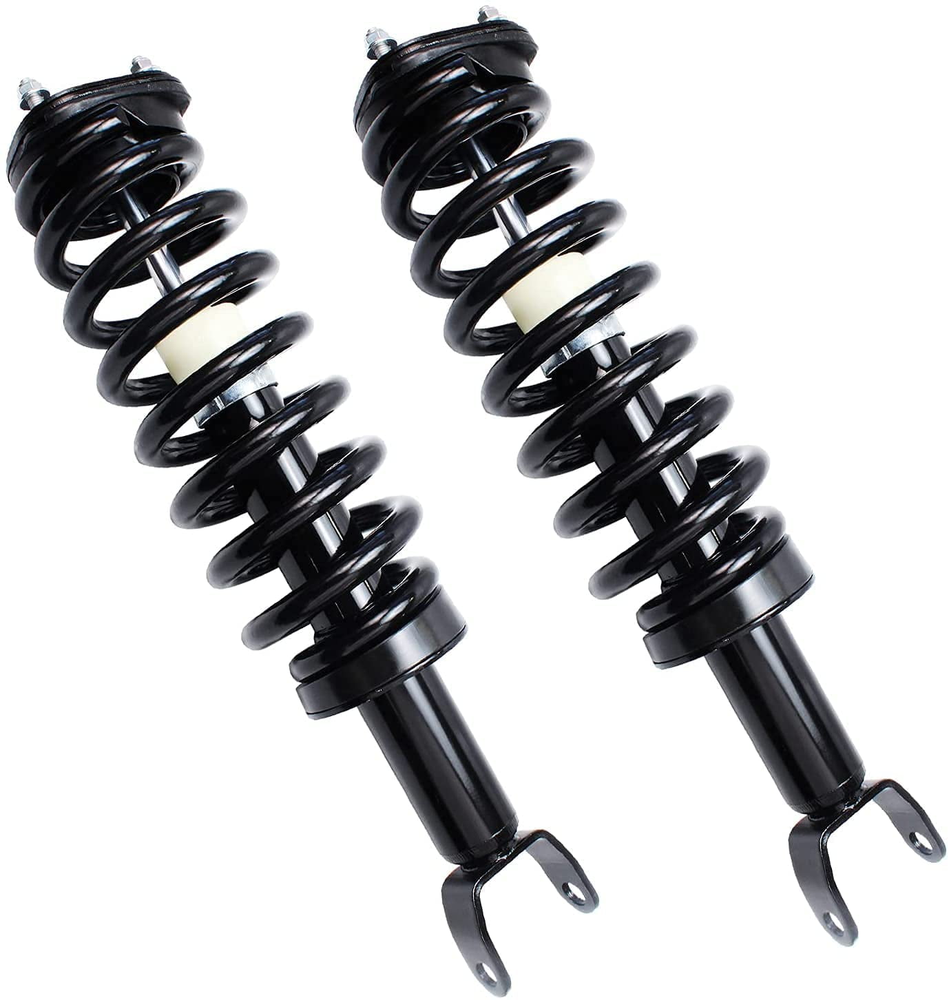 Detroit Axle - Struts Shocks for 4WD 2006 2007 2008 Dodge Ram 1500 Complete 2 Front Struts w/Coil Spring 2 Rear Shock Absorbers Replacement Quick Install Ready Struts Assembly