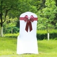 Efavormart 5 Pack Burgundy Reversible Chair Sashes with Buckle Double ...