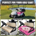 thumbnail image 4 of Whosucclay Dog Pattern Golf Cart Seat Towel Blanket, Comfort Elastic Foldable Design Durable Golf Cart Seat Protector for Club Car EZGO Yamaha, 52.36 x 32.28 inch, 4 of 7