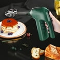 thumbnail image 4 of 1 Electric Mixer 3 Speed Hand Mixer Traditional Usb Charging Beater for Egg Coffee & Green, 4 of 9