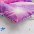 thumbnail image 6 of Btargot Reversible Gradient Glitter Colorful Galaxy Queen Comforter Set for Kids Girls Purple, 6 of 9
