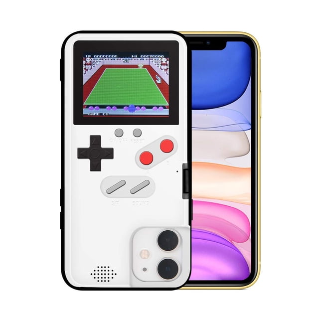 Game Case For Iphone, Retro 3d Protective Case With 36 Small Games, Full Color Display, Playable Shockproof Video Game Case For Iphone 11
