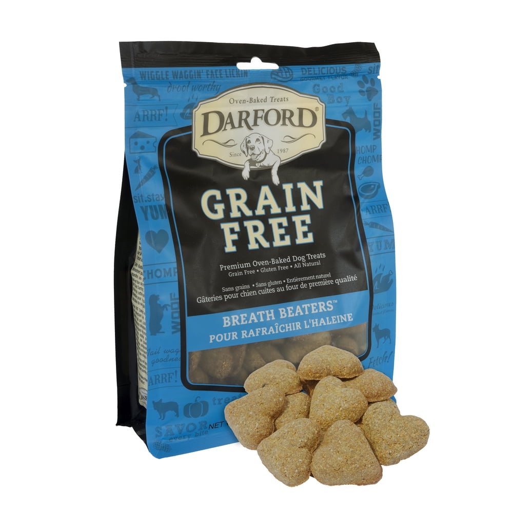 Darford Grain Free Breath Beaters Dog Treats, 12 oz.