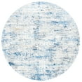 thumbnail image 2 of SAFAVIEH Amelia Seamus Distressed Area Rug, Ivory/Blue, 6'7" x 6'7" Round, 2 of 11