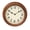 Brown, variant on DESIGNICE Wall Clock,Vintage European Style Large Wall Clock,Silent Movement Stylish Home Clock Bathroom Clock,Black