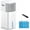 White, variant on Windowless Air Conditioner Portable 1800CFM w/4 Modes&3 Speeds, 15H Timer&17FT Remote, 2 Gal Tank for 24H Cooling Swamp Cooler, 4Ice Packs, 120° Swing Evaporative Air Cooler No Hose for Room