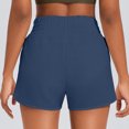 thumbnail image 4 of Tumotour Athletic Shorts For Women Running Workout Gym Short High Waisted With Zip Summer Tennis Shorts Casual Gym Shorts, 4 of 8