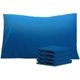 thumbnail image 1 of NTBAY Juego de 4 fundas de almohada Queen 100% microfibra cepillada de 1800 hilos, súper suaves y acogedoras, resistentes a las arrugas, la decoloración y las manchas con cierre de sobre, fundas de al, 1 of 4