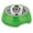 Green, variant on Happinesque 1Pc Stainless Steel Dog & Cat Bowl, Anti Skid, Non Tip, 2 Cups (Elegant Silver Stripes)