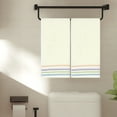thumbnail image 2 of REGALWOVEN Colorful Striped Pattern 2 Pack Hand Towels, Quick Drying Towel for Bathroom, Travel, Camp Light Yellow 13" x 30", 2 of 7