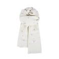 thumbnail image 4 of Bufanda de invierno cálida para mujer, chal grande, manta, bufanda decorativa para clima frío, bufanda gruesa de punto, bufanda tipo manta con flecos, suave y ligera, unisex (blanca), 4 of 4