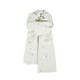 thumbnail image 4 of Bufanda de invierno cálida para mujer, chal grande, manta, bufanda decorativa para clima frío, bufanda gruesa de punto, bufanda tipo manta con flecos, suave y ligera, unisex (blanca), 4 of 4