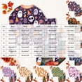thumbnail image 3 of TOWED22 Toddler Baby Girls Boy Halloween Pajamas Set Kids Sleepwear 2 Pcs Pjs Long Sleeve Top and Pant Sleepwear Clothes Sets(Light Purple,2-3 Y), 3 of 9