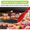 thumbnail image 6 of 4Pcs/6Pcs Silicone small spoon baby food spoon children eating kitchen household stirring spoon food grade high temperature resistant, 6 of 7