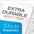 thumbnail image 3 of shiyou-TOPS Poly Ring Binder Pockets, 5 Tab, Double Pocket, White, (84010CB), 3 of 4