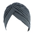 thumbnail image 2 of Shenmeida Pleated Turban Polyester Stretchy Bathing Turban Sun-proof No Brim Hat Head Cover Sun Cap Accessories, 2 of 2
