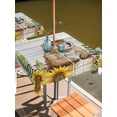 thumbnail image 2 of Outdoor Tablecloth with Umbrella Hole for Patio/Picnic/Party/Camping, Groundhog Day Waterproof Table Cloth Square Cover Washable, Sunflower Spring Floral Botanical Vintage (54"x 54"), 2 of 8
