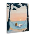 thumbnail image 2 of Stupell Industries Contemporary Reading At Sunset in Hammock Canvas Art, 16 x 20, by The Prints Vibe, 2 of 8