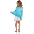 thumbnail image 3 of Pink Platinum Girls' Rash Guard Shirt - 2 Pack UPF 50+ Long Sleeve Quick Dry Swim Shirt (Size: 4-16), 3 of 7