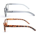 thumbnail image 3 of OURUI Blue Light Blocking Reading Glasses 2 Pack Computer Readers for Men Women UV Protection with Spring Hinge, 3 of 6