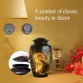 thumbnail image 5 of MUKTIVE Frog Urns for Human Ashes Adult - Brown Decorative Urns for Ashes for Women - Memorial Urn for Adults Funeral - 10 Inch Large Urn for Cremated Remains, 5 of 7