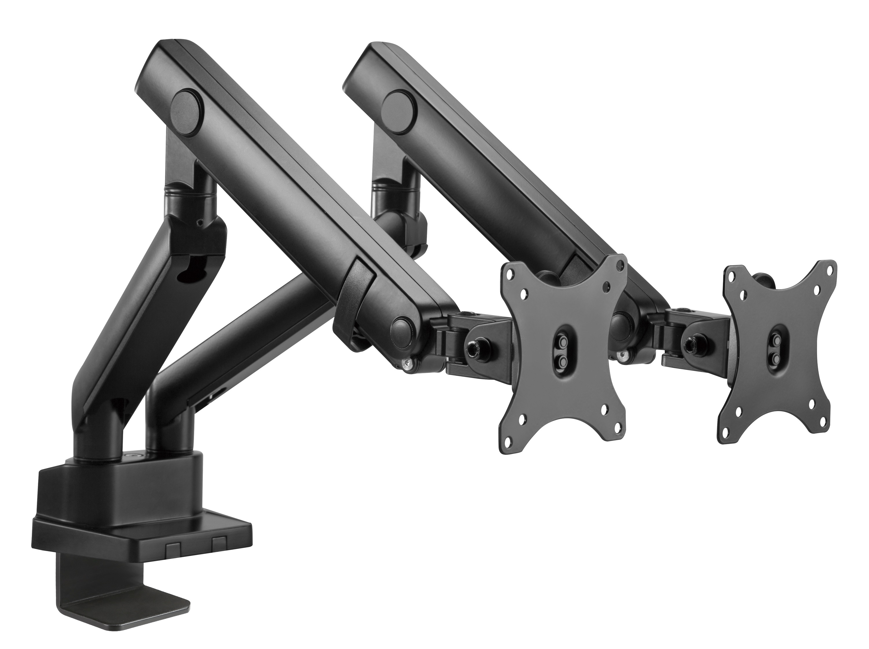 Buy Amer Networks Dual Monitor Mount With Dual Articulating Arms, Matte