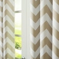 thumbnail image 2 of Quality Home Chevron Print Room Darkening Grommet Top Curtain Single Panel, 2 of 3