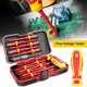 thumbnail image 2 of Juego de destornilladores Juego de 13 destornilladores aislados CR-V de alto voltaje 1000 V Destornillador magnético Phillips ranurado Torx duradero Herramienta manual, Kit de herramientas de reparaci, 2 of 5
