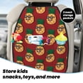 thumbnail image 4 of Cute Pineapple A Mats Back Seat Protectors, Car Seat Protector Vehicle Organizers Waterproof Cover Back Seat Cover for Kids with 3 Storage Pockets 2 Pack, 4 of 5