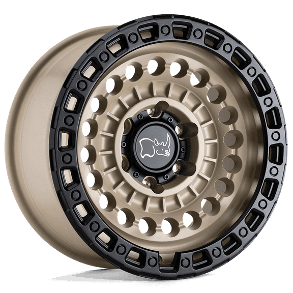 Black Rhino Sentinel 17X8.5 5X127 -18Et 76.1Cb Desert Sand W/ Black Ring Wheel