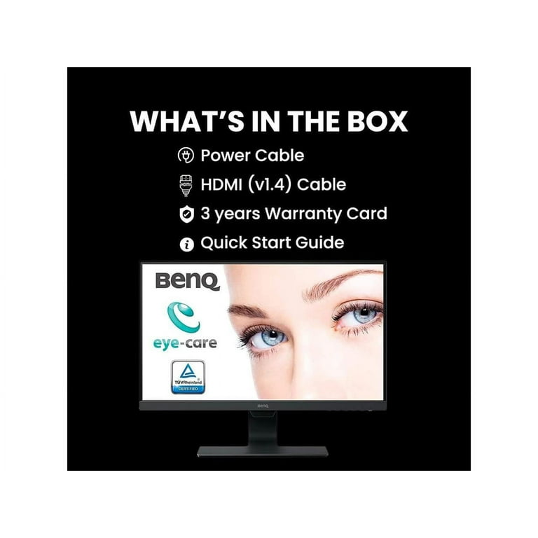 BenQ GW2780 27 Inch IPS 1080P FHD Computer Monitor with Built-in Speakers,  Proprietary Eye-Care Tech, Adaptive Brightness for Image Quality