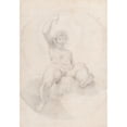 thumbnail image 2 of Cristoforo Roncalli 11x14 Gold Ornate Wood Frame and Double Matted Museum Art Print Titled - Apollo Seated on a Cloud Holding a Torch Aloft, 2 of 4