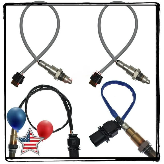 4PCS Upstream Downstream Oxygens O2 Sensor For 2015-2016 Ford F-150 3.5L V6