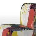 thumbnail image 3 of Designart "Multicolor Circle Pattern" Upholstered Patterned Accent Chair and Arm Chair, 3 of 5