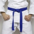 thumbnail image 5 of Uxcell Polyester Taekwondo Colored Ranking Belt For Practitioners Blue 1.57"x9.2', 5 of 5