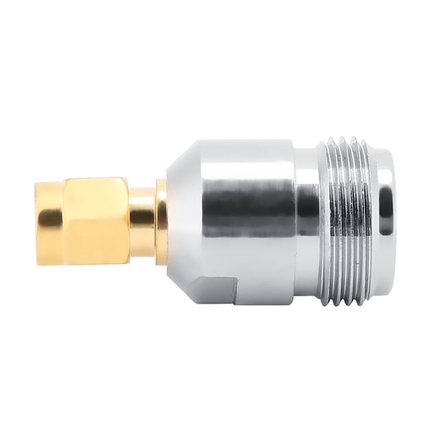 Kit De Adaptador SMA A N, 2 Piezas Tipo N Hembra A SMA Masculino Conector RF Coaxial Adaptador Convertidor
