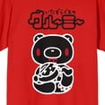 thumbnail image 2 of Gloomy Bear Black & White Art Crew Neck Short Sleeve Red Women's T-shirt-Large, 2 of 7