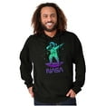 thumbnail image 5 of NASA Astronaut Dab on the Moon Funny Hoodie Sweatshirt Women Men Brisco Brands X, 5 of 6