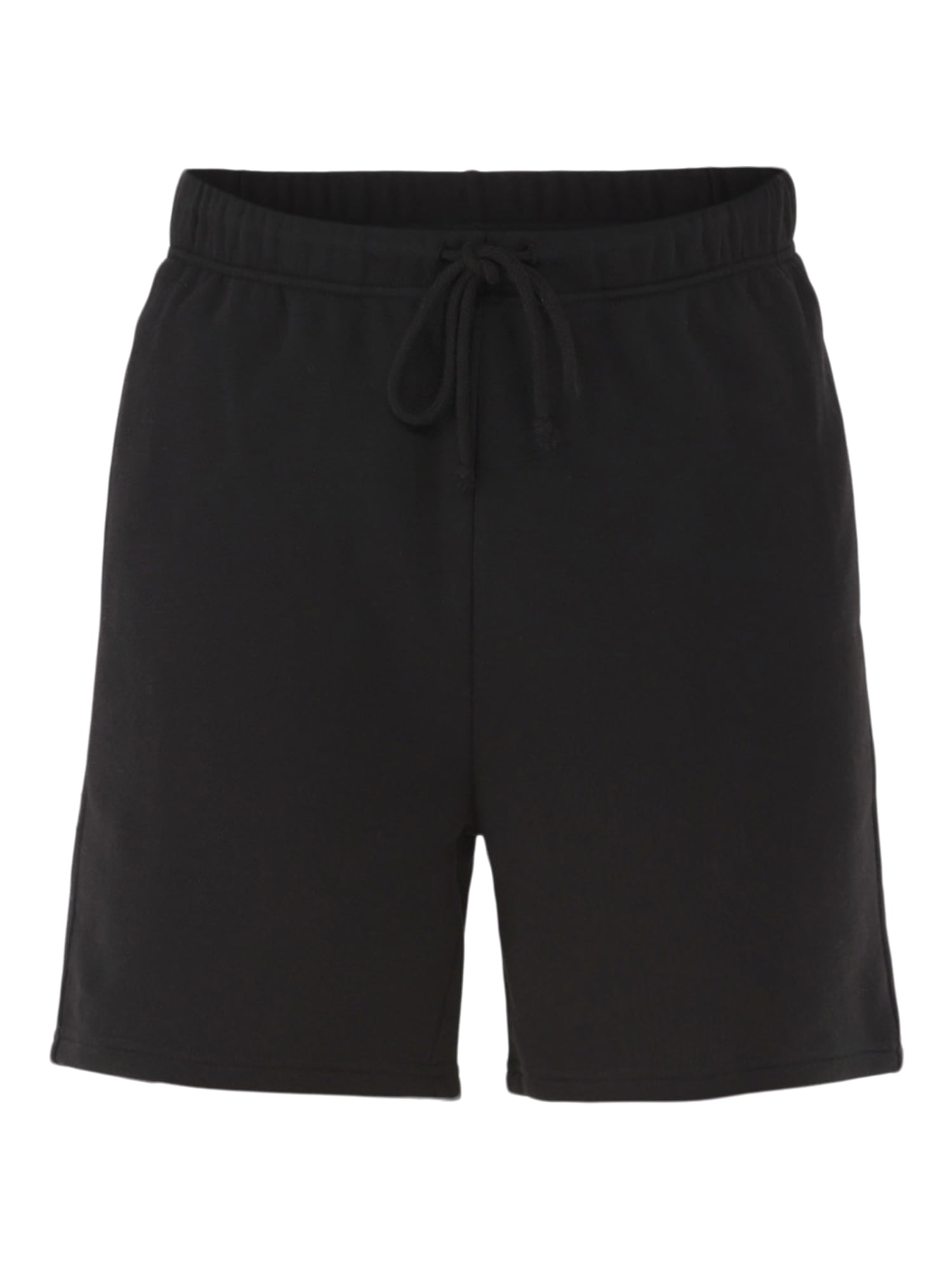 No Boundaries Soft Fleece Jogger Shorts, 6" Inseam, 2-Pack, Men's and Big Men's