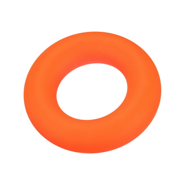 Unique Bargains 2.76' 50 Lbs Orange Hand Grip Strengthener Hand Grip Rings for Strength Training
