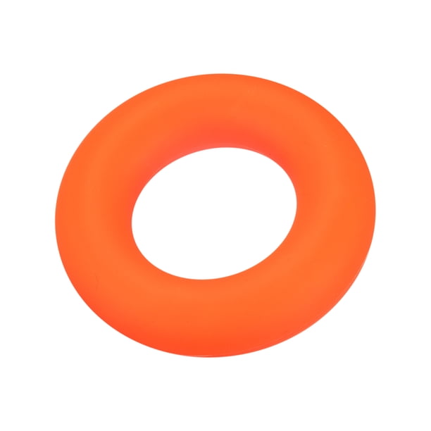 Mano Agarre Fortalecedor Unique Bargains 50 Lbs silicona Anillos naranja