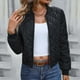 thumbnail image 3 of Gibobby Abrigos de mujer invierno, Chamarra ligera para mujer, resistente al agua, casual, con paneles(Negro,M), 3 of 5