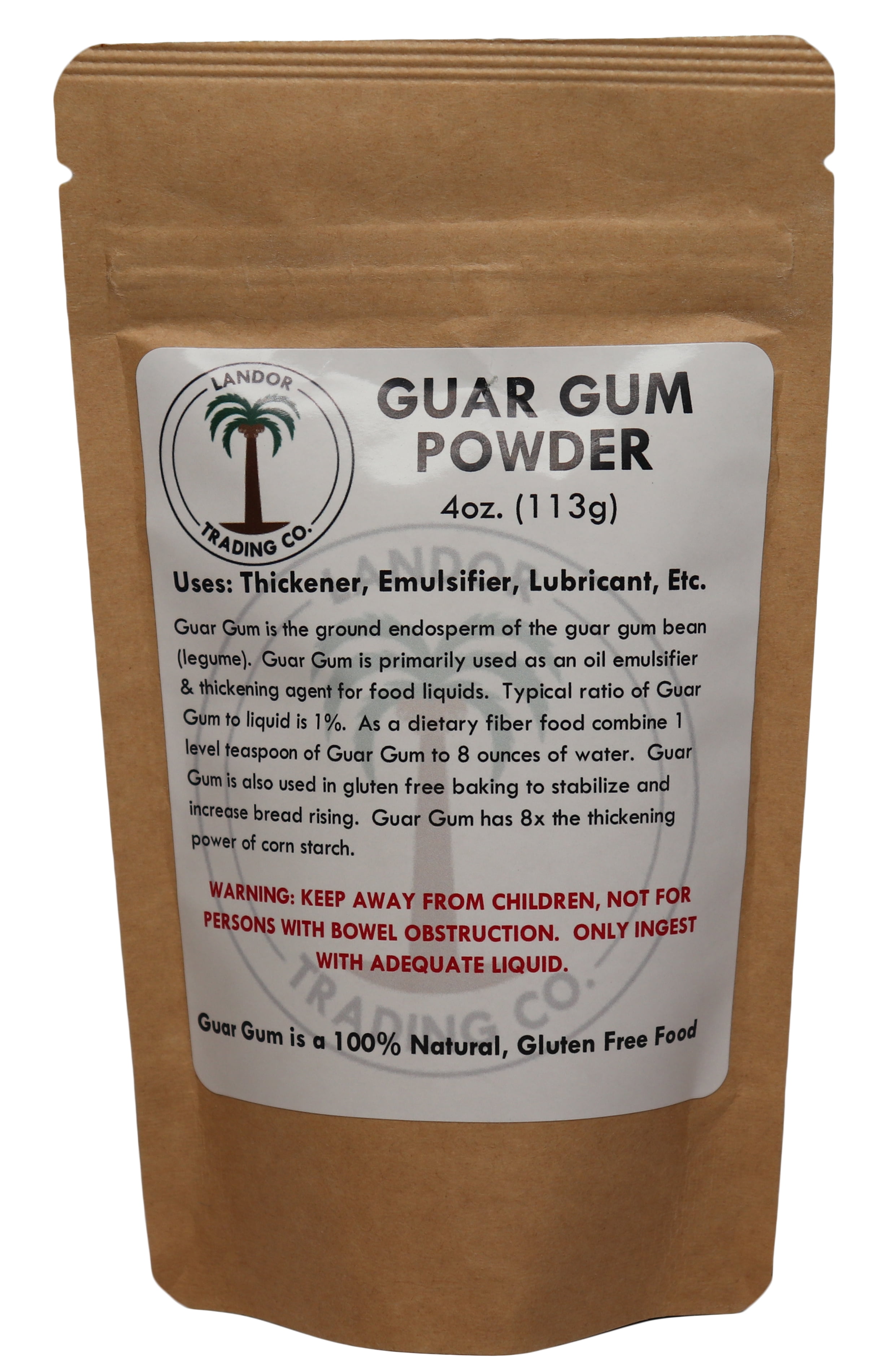 Guar Gum Powder 4 Ounces (1/4 Pound)