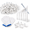 White-200, variant on White 200 Pack Multi-Cable Staples Electrical Wire Stackers for Wiring Projects