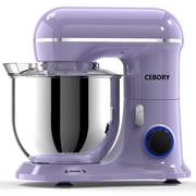 CEBORY 3-IN-1 Stand Mixer, 6.5 QT Tilt-Head 10-Speed Food Mixer, Kitchen Electric Mixer with Dough Hook, Beater, Whisk, Bowl for Most Home Cooks