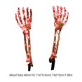 thumbnail image 2 of Tamaño de accesorios de mano de huesos de Halloween para jardín al aire libre césped rojo, 2 of 4