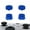 Blue, variant on PlayVital Thumbs Pro Hurricane Thumbstick Extender for Xbox Core Controller, for Xbox Series X/S Controller, Joystick Caps for Xbox One Controller - 2 High Raise & 2 Mid Raise Concave - Blue