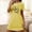 Yellow, variant on HaoXianJian Women's T-Shirt Nightgown Short Sleeve Sleepshirts Comfy Ladies Casual Cover Ups Nightdress