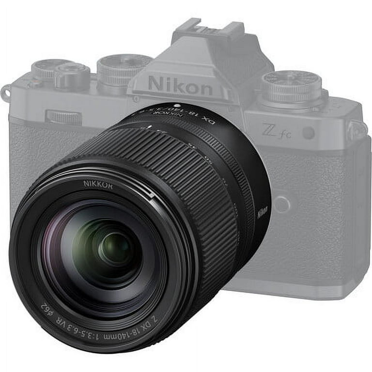 NIKON Z DX 18-140mm f/3.5-6.3 VR Wide-Angle Zoom Camera Lens